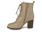 Women's Journee Collection Baylor Lace-Up Booties