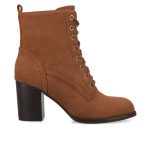 Women's Journee Collection Baylor Lace-Up Booties