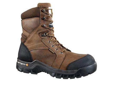 Men's Carhartt Rugged Flex Waterproof Insulated 8" Work Boots