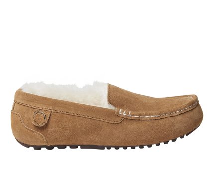 Fireside by Dearfoams Women's Mel Genuine Shearling Moccasin Slippers