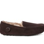 Fireside by Dearfoams Women's Mel Genuine Shearling Moccasin Slippers