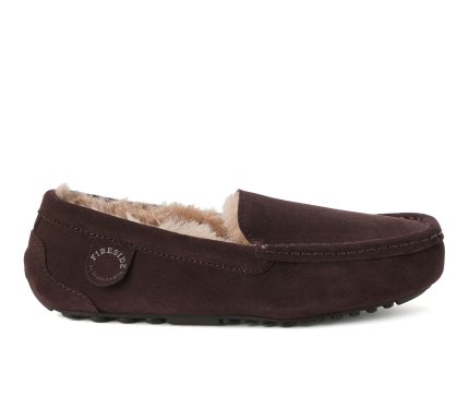 Fireside by Dearfoams Women's Mel Genuine Shearling Moccasin Slippers