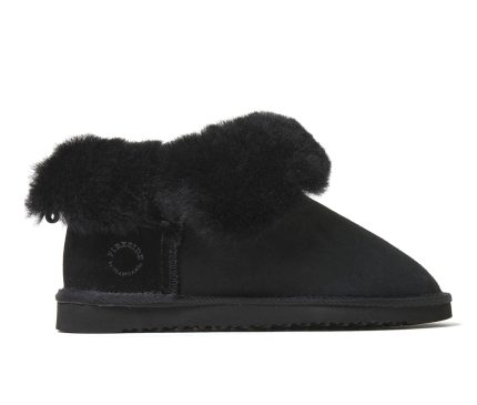 Fireside by Dearfoams Women's Perth Foldover Bootie Slippers