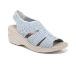 Women's BZEES Double Up Wedge Sandals