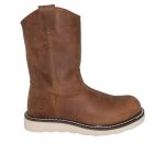 AdTec Men's 8" Side Zipper Pull On Wellington Work Boots
