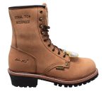 Men's AdTec 9" Waterproof Steel Toe Logger Work Boots
