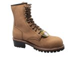 Men's AdTec 9" Waterproof Steel Toe Logger Work Boots