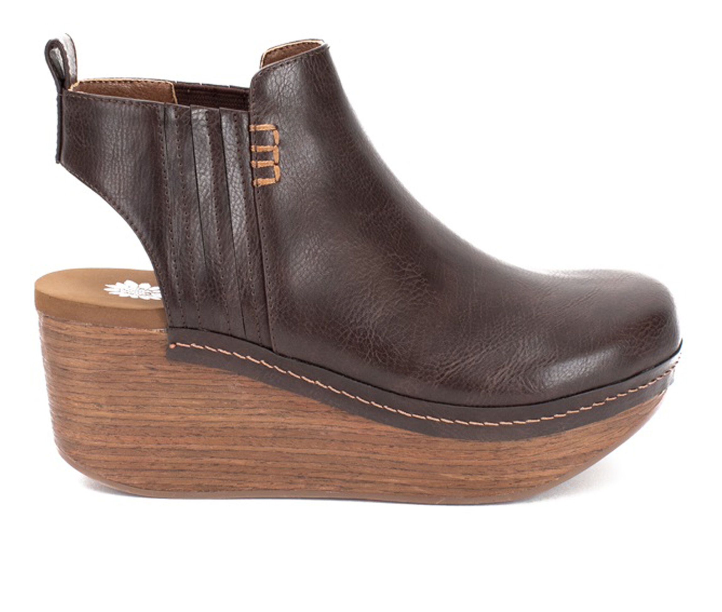 146114_313155_1 Women's Yellow Box Barty Wedge Clogs