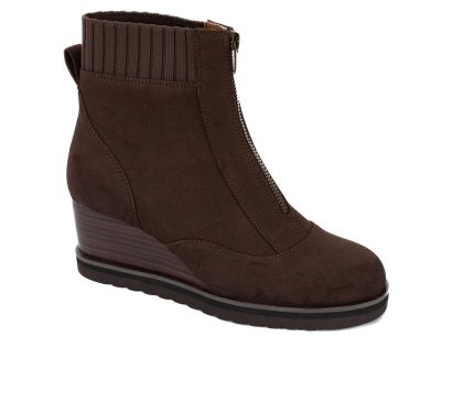 Women's Yellow Box Corado Wedge Booties