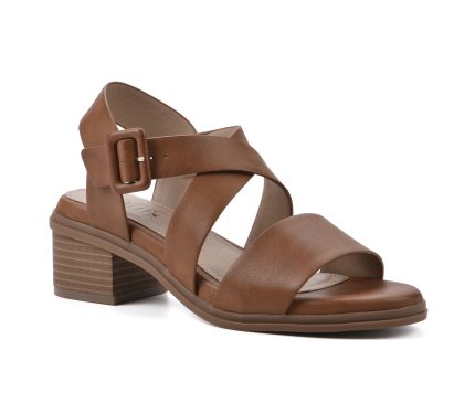 Women's Cliffs by White Mountain Cordovan Dress Sandals