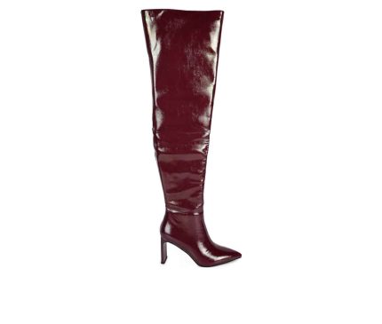 Women's London Rag Minkles Over The Knee Heeled Boots