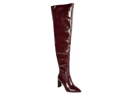 Women's London Rag Minkles Over The Knee Heeled Boots