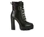 Women's London Rag Scotch Lace Up Heeled Booties