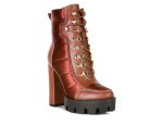 Women's London Rag Scotch Lace Up Heeled Booties