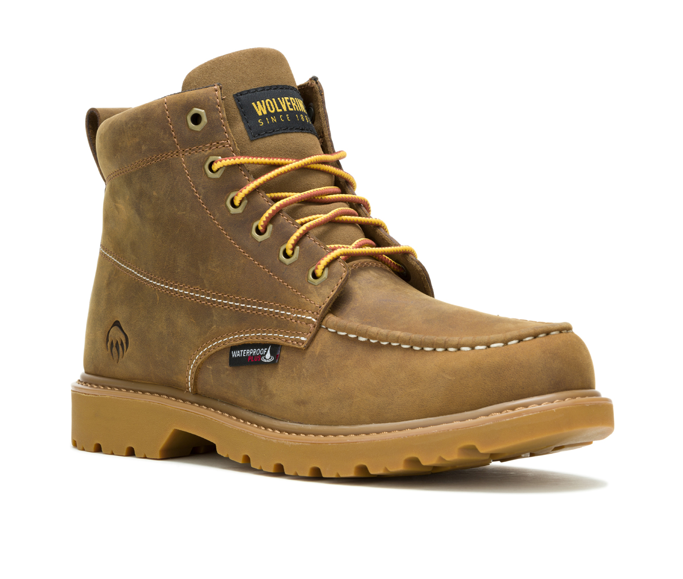 Men's Wolverine 080139 Floorhand Moc Toe Work Boots