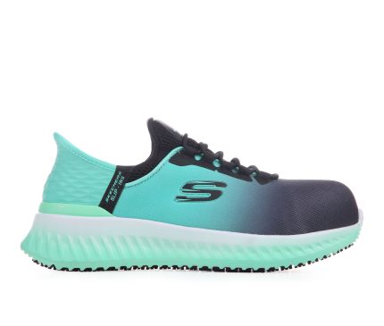 Women's Skechers Work Tilido - Ombray Slip-Ins Composite Toe Work Shoes
