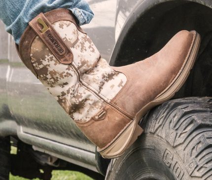 Men's Durango Rebel Desert Camo Pull-on Western Cowboy Boots