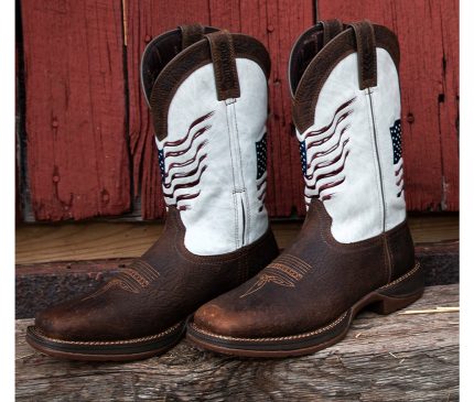 Men's Durango Rebel Distressed Flag Embroidery Western Boots