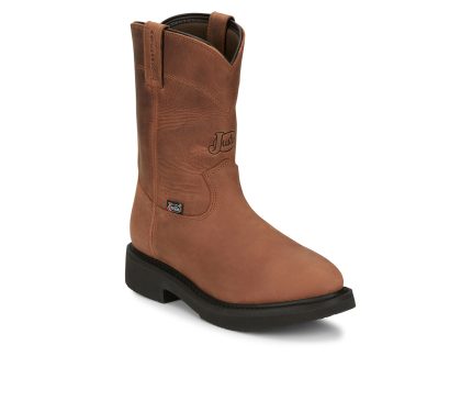 Men's Justin Boots Round-Up 10" Waterproof Work Boots