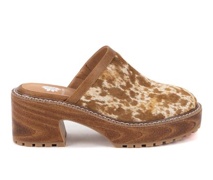 Women's Yellow Box Baylor Platform Clogs