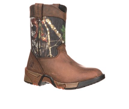 Boys' Rocky Little Kid & Big Kid Aztec Wellington Outdoor Boots