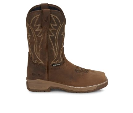 Men's Justin Boots Nitread 11" Ct H20 Cowboy Boots