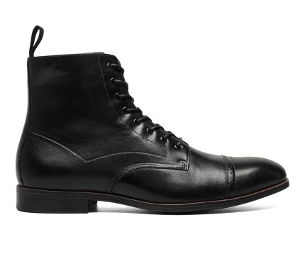 Men's Stacy Adams Henry Cap Toe Lace Boot Dress Shoes