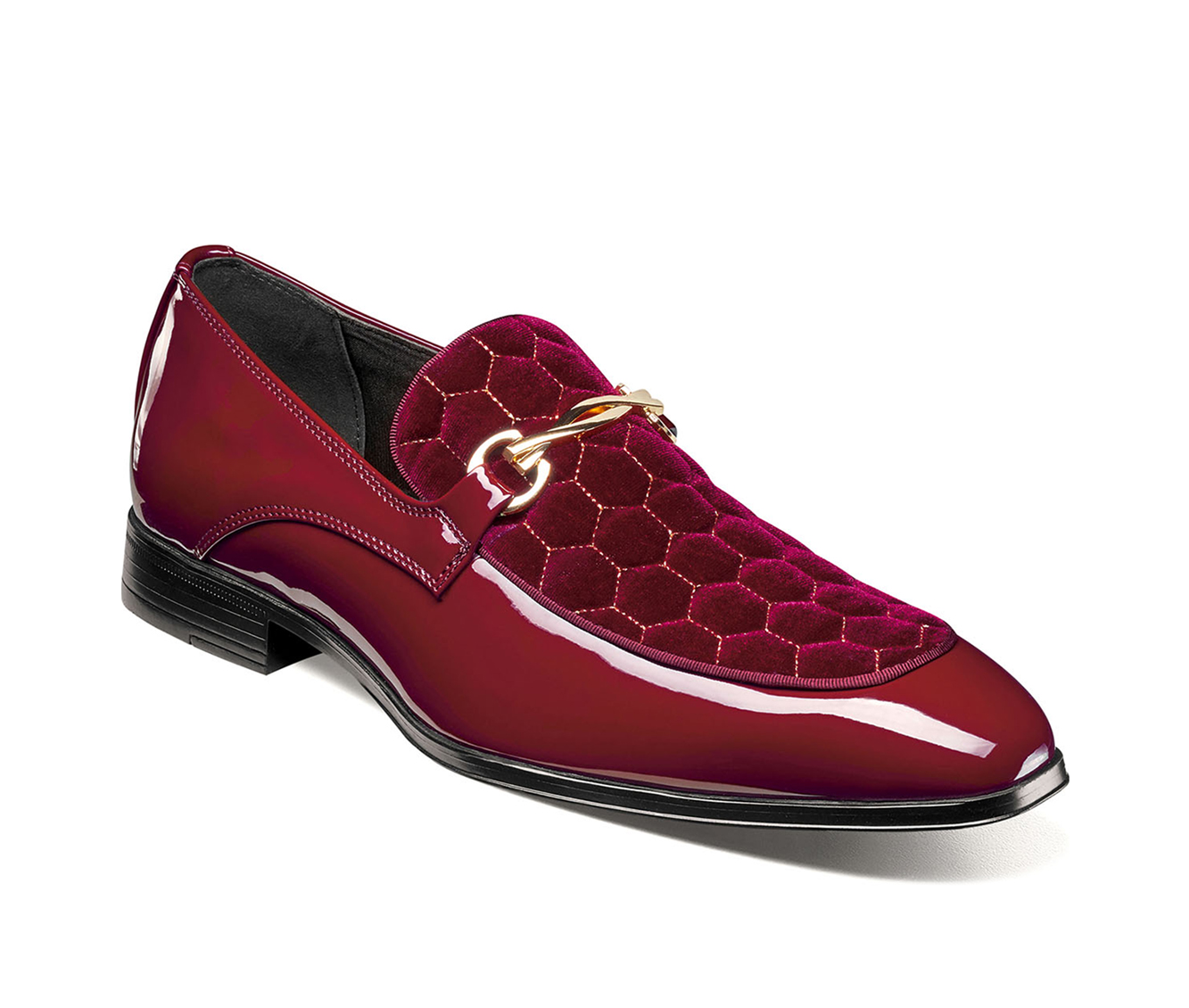 Men's Stacy Adams Sprague Moc Toe Slip On Dress Shoes