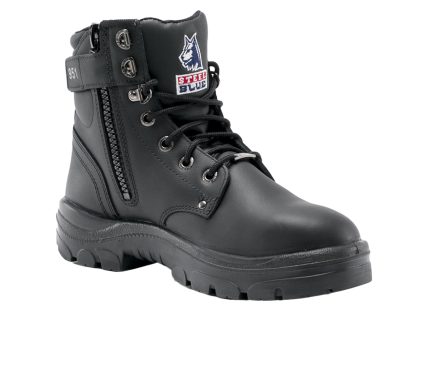 Men's STEEL BLUE Argyle Zip Work Boots