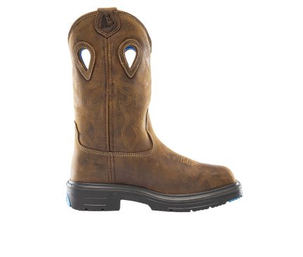 Men's STEEL BLUE Blue Heeler Met Work Boots