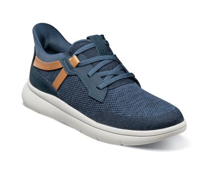Men's Florsheim Fleet Knit Elastic Lace Slip On Loafers