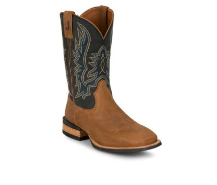 Men's Justin Boots Rustle Stacked Heel Western Boot Cowboy Boots